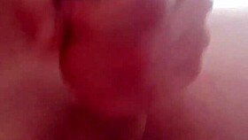 quick hidden handjob leads to fast cumming before lunch with big cock