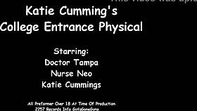 Katie Cummings' humiliating entrance physical?