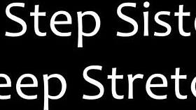 i help big step sister stretch with yoga blowjob