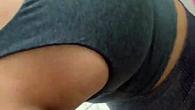 Behind the scenes, my std test routine as a nsfw content creator with huge brunette tits and nipples