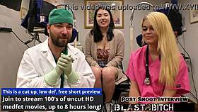 Mina Moon Sucks and Gets Fucked Twice Backstage. What a Wild Hospital Scene! 😍