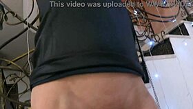 master trains bound submissive milf in intense home bdsm fisting for first time