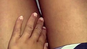 rubbing my creamy pussy to orgasm wet and horny