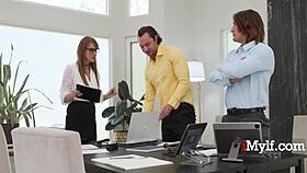 omg, jordan maxx regrets being mean, now banged by employees in lingerie! 😳