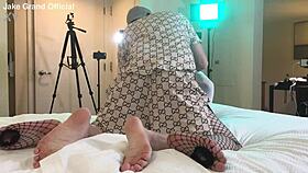 Rapper says, I'm fucking this blonde transsexual.