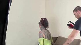 Behind my debut, that hot carmona guy fucked me bareback all over - what a tease!