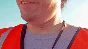 asian woman walking outdoors during work