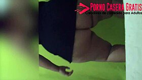 Damn, check this mature Latina shake her huge bare ass dancing!