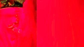 Pretty curvy babe fingers her wet pussy and shows nipples