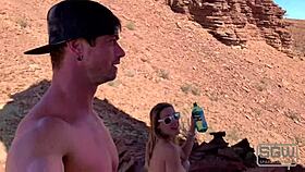 Fucking and sucking outdoors in public!