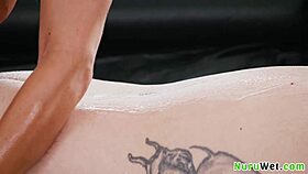 Busty blonde teen masseuse Summer Vixen prepares Tommy Pistol for a wet nuru massage! 😘