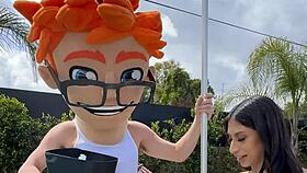 from pool cleaning to pleasing, sona's day with porndude