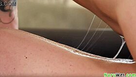 charlotte sins gives brad sterling sensual wet nuru massage