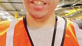 asian woman walking outdoors during work