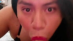 Do You Like Watching Me Suck My Big Dildo In Crossdressing Solo Play?