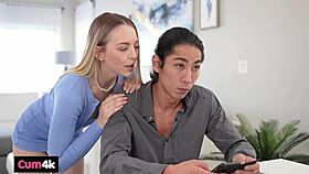 Impatient cum DUMPSTER demands HUBBY FILL her FUCK HOLE!