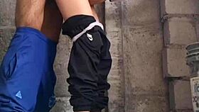 Beautiful Argentinian Stepsister Escapes University To Secretly Fuck In Public Outdoor Location With Cute Babe