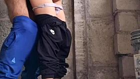 Beautiful Argentinian Stepsister Escapes University To Secretly Fuck In Public Outdoor Location With Cute Babe