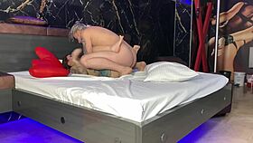 Hot Colombian Girl Rides Client's Big Cock in Motel Quickie