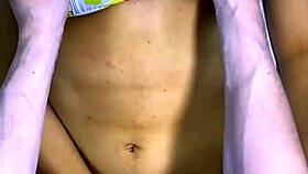 The best friend and the cheater gazed with desire as their hands touched and ended in the room