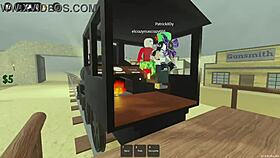 She goes AFK, and they all gangbang her! 😈