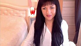 I tease my small tits while stripping in lingerie