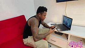 I adore these hidden anal games with my cousin, reaching orgasm in POV.