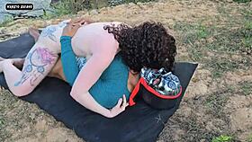 Wife Fucks Friends in Woods Filmed for Internet