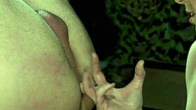 Blonde Mistress Fingers Male Sub's Ass In Bizarre Whipping And Domination Session!