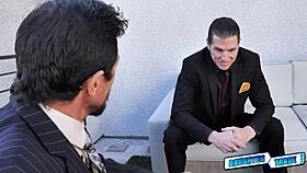 Stepdaughters eagerly suck mature monster cocks in hardcore group blowjob session