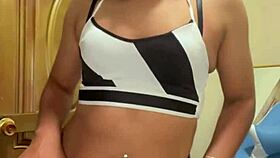 Beautiful Transsexual With Huge Tits Dressed As A Schoolgirl Gets Crossdressing Fun And Hard Fucking!