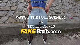 Ultra Pretty Italian Girl Flashes Tits On Street, Gets Fucked For Cash