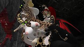 Tough hotty in shackles gets her CUNT pumped HARD