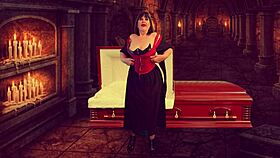 Yo, granny vampyra gets licked and dicked hard till supernatural orgasm hits