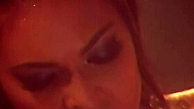 I dance in lingerie, rubbing my shaved pussy for you