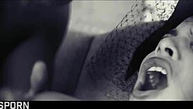 Watch sensual brunette MILF in anal threesome? Double penetration here!