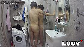 Alice joins boyfriend in shower!