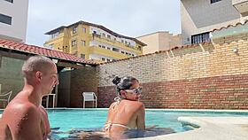 Big ass Latina fucks stepbrother on vacation