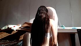 i lick my teachers ass for good grades, moaning in lesbian assfucking and licking 😘