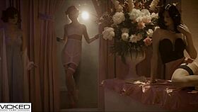 wicked smokin blonde gets tight pussy pounded in the 50s