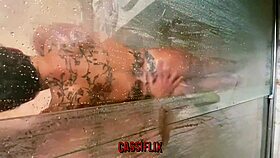 hey, he washed my pussy in the shower, fingered my ass wide open for fucking, and made me cum with two fingers! 😍