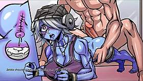 Garotas de academia explore sex, anal, and crossdressing in a casual furry milf setting