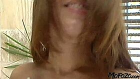 Mofozo Com - Amateur With Big Tits Is Fucking In The Shower With Monster Cock