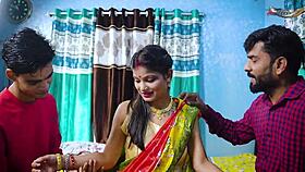 Desi Mallu Aunty's full movie with two local debar.