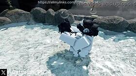 Having passionate wet activities with my personal companion.