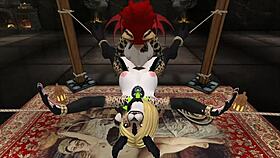 Tough hotty in shackles gets her CUNT pumped HARD