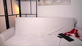 I watch Stella Cardo's fiery dance and masturbation