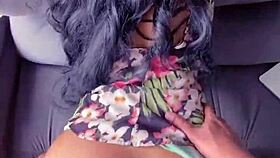 I was sensual in pajamas as my husband bent me over and filled my pussy with creampie