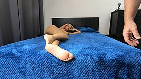 dayanara blue gives intense oral, gagging on cock in hardcore scene.