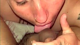 Sloppy deepthroat sucking leads to screaming squirt and cum 😍